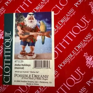 Possible Dreams Musical Santa “Aloha Holidays” Released in 2006